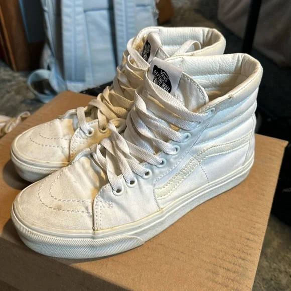 Vans Off-White SK8 High-Top Sneakers - Picture 2 of 5